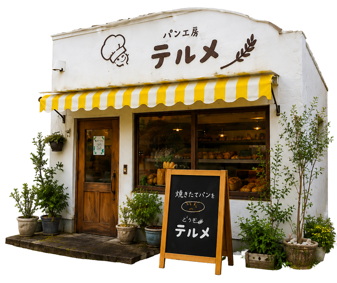パン工房テルメ 店舗外観